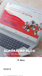 Mobile Screenshot of blog.alphajump.de